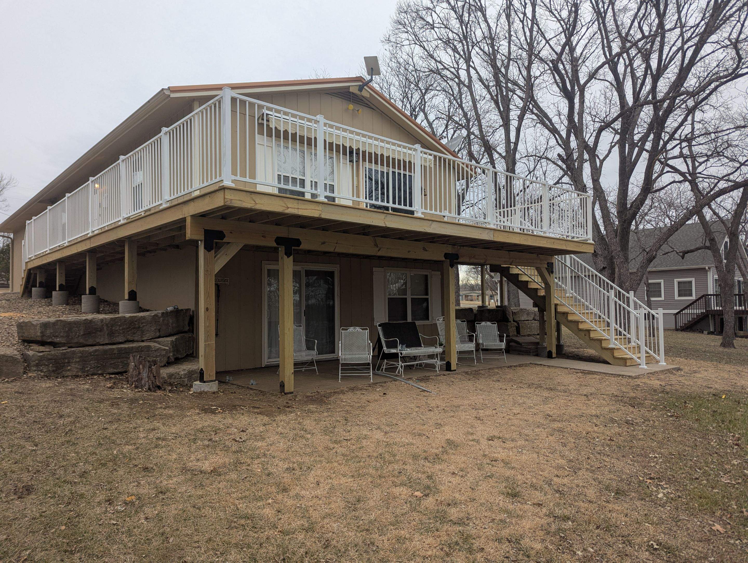 Custom deck build by SFT Remodeling