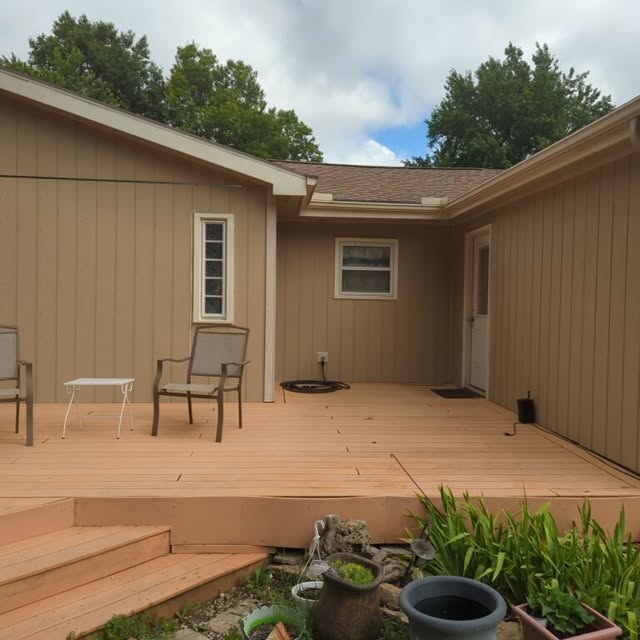 Custom deck build project by SFT Remodeling